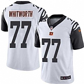 Nike Men & Women & Youth Bengals 77 Andrew Whitworth White Color Rush Limited Jersey,baseball caps,new era cap wholesale,wholesale hats